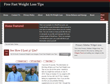 Tablet Screenshot of freefastweightlosstips.com